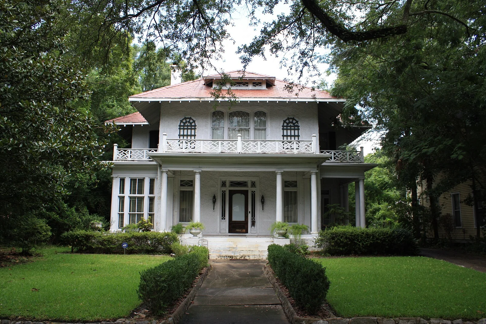 Exterior view of residential architecture in Alabama