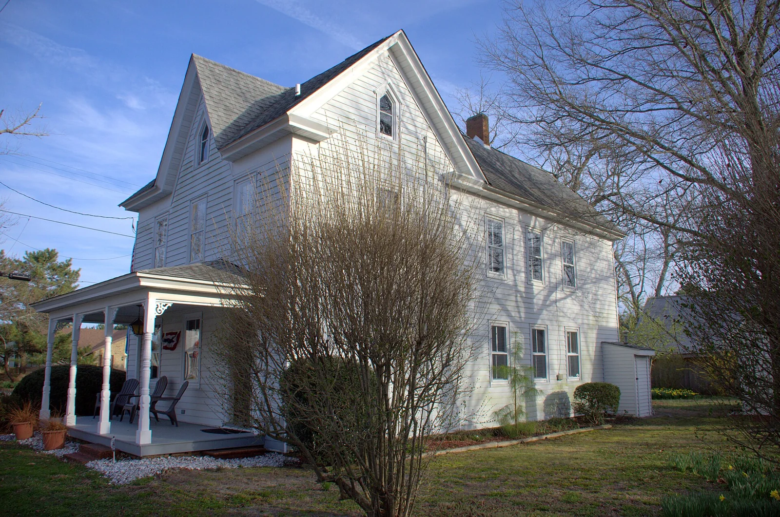 Exterior view of residential architecture in Delaware