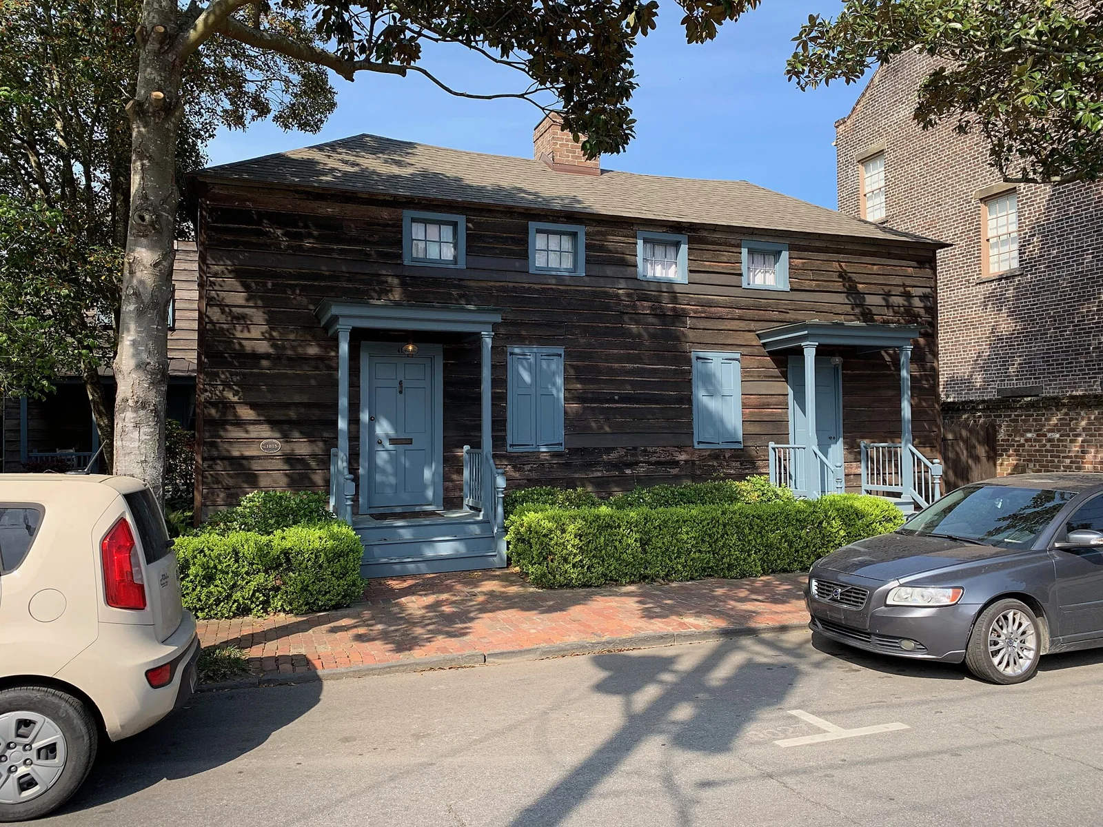 Exterior view of residential architecture in Georgia