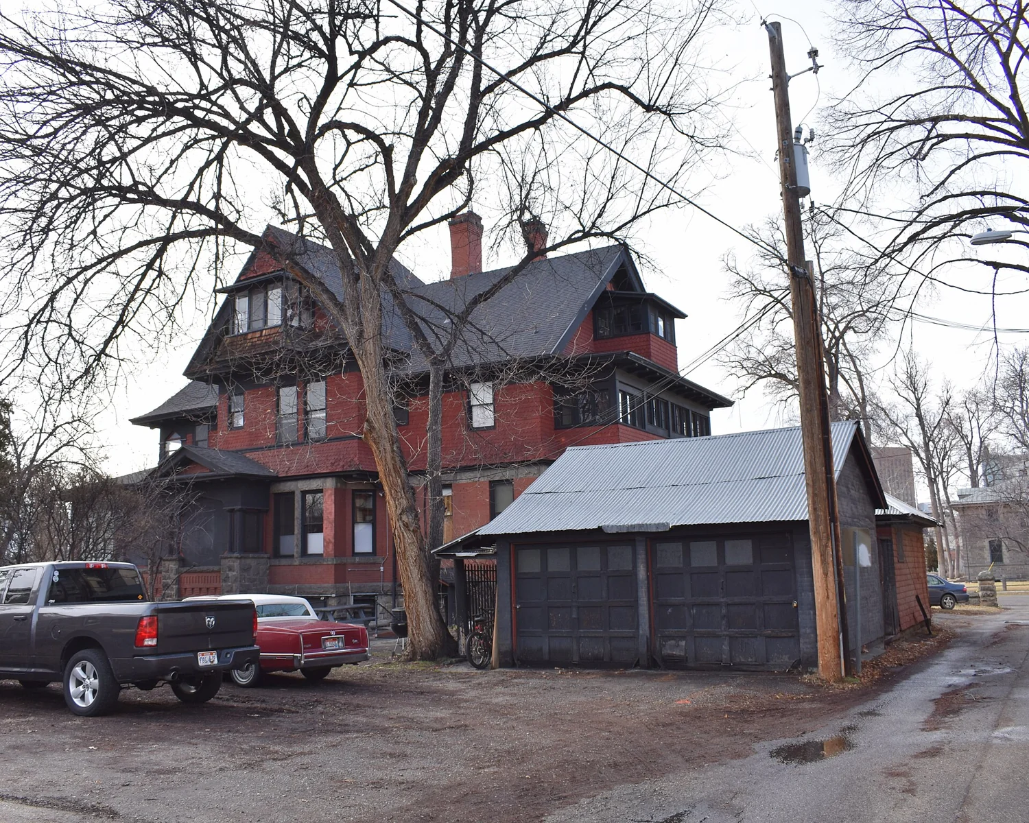 Exterior view of residential architecture in Idaho