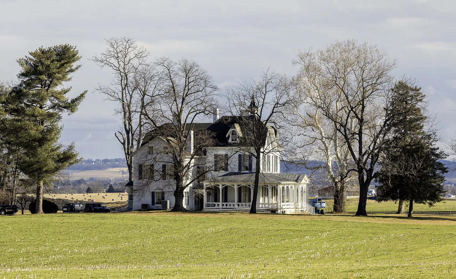 Exterior view of residential architecture in Maryland