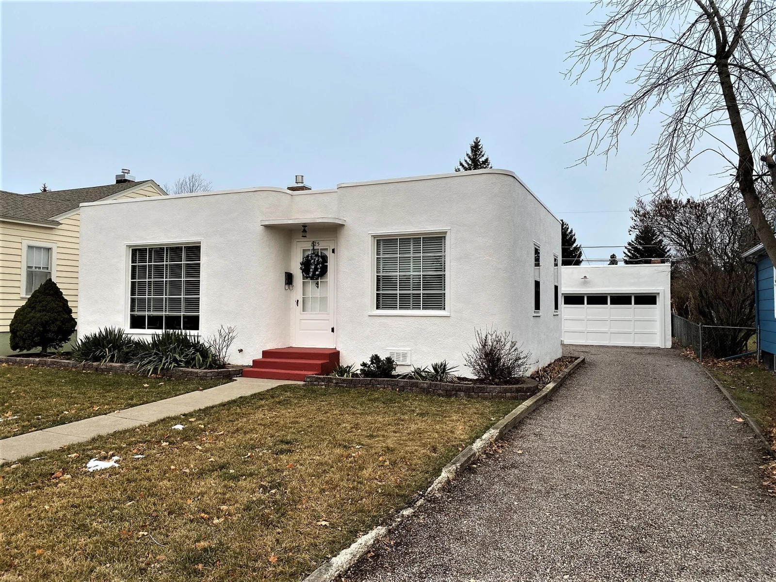 Exterior view of residential architecture in Montana