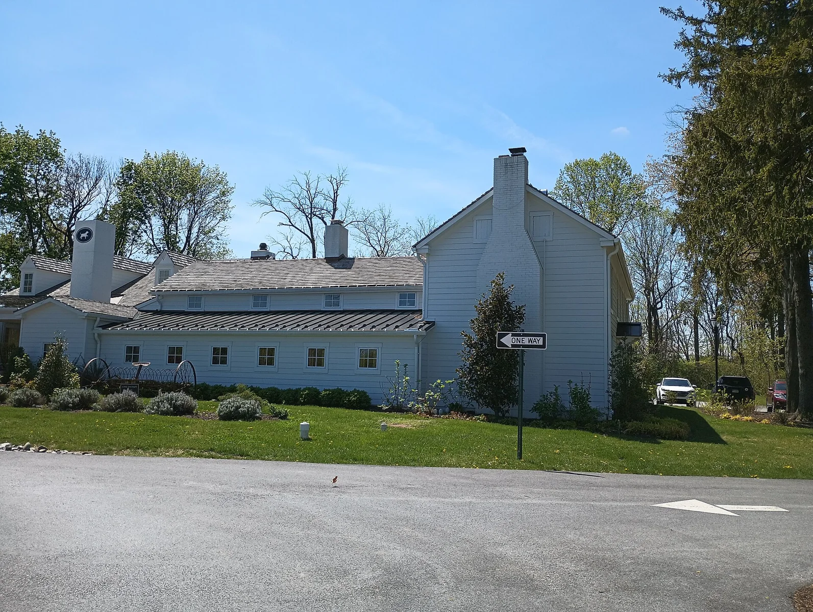 Exterior view of residential architecture in Pennsylvania