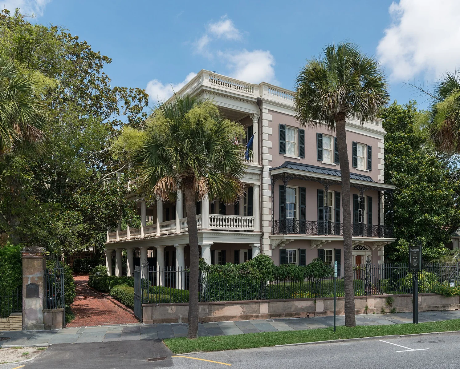 Exterior view of residential architecture in South Carolina