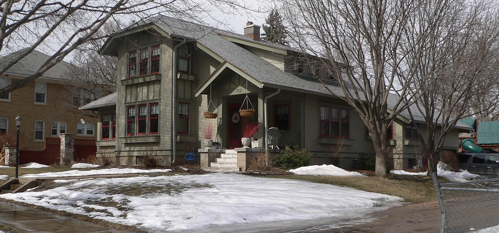 Exterior view of residential architecture in South Dakota