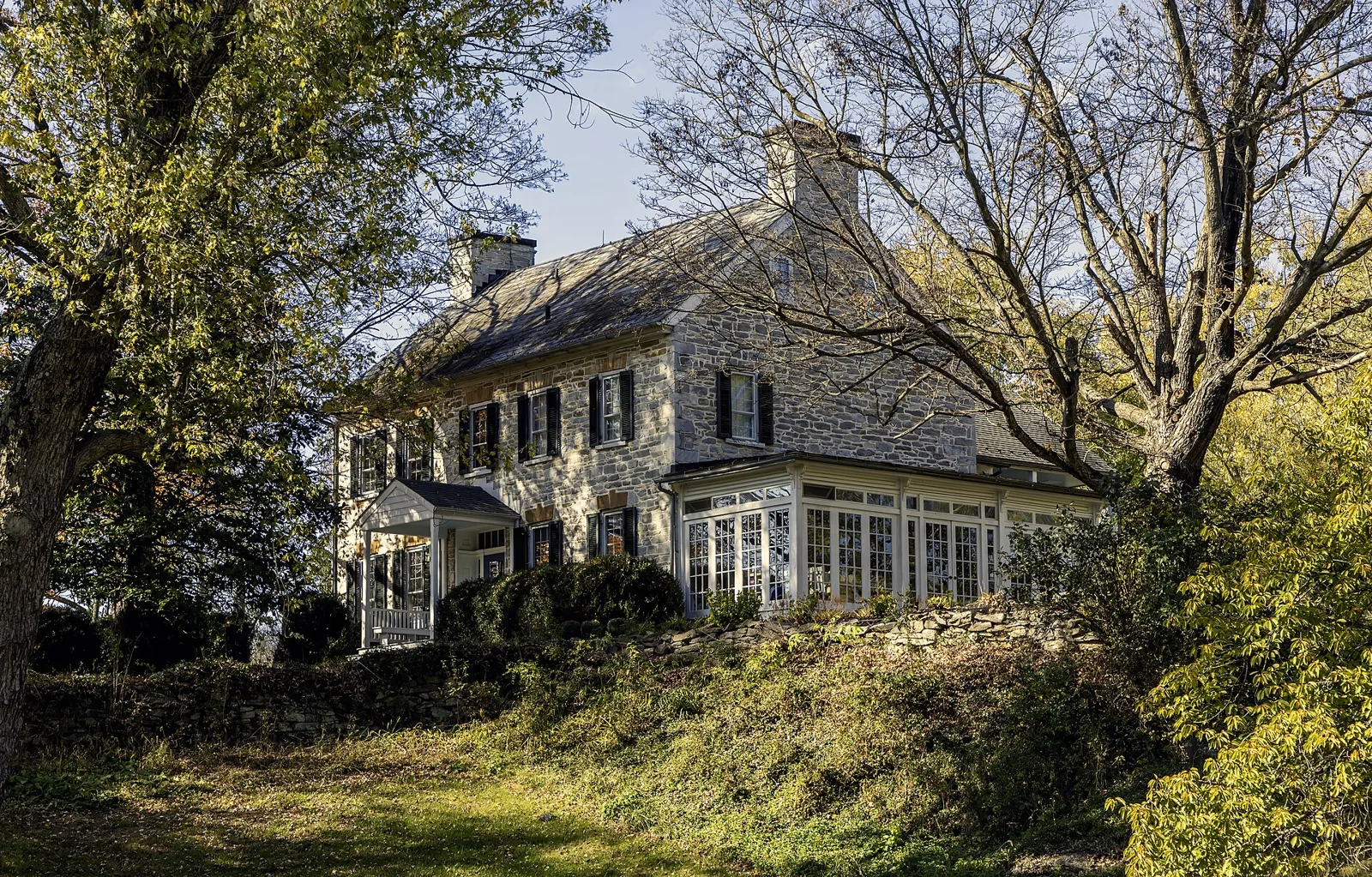 Exterior view of residential architecture in West Virginia